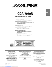 Alpine CDA-7969R Owner's Manual