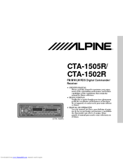 Alpine CTA-1505R Owner's Manual