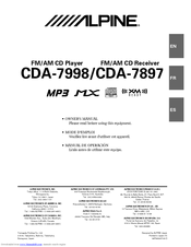 Alpine CDA-7897 Owner's Manual