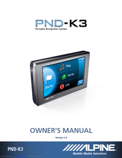 Alpine PND-K3 Owner's Manual