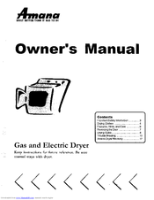 Amana 40086001 Owner's Manual