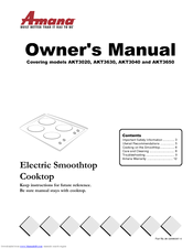 Amana AKT3020 Owner's Manual