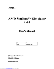 AMD SimNow Simulator 4.4.4 User Manual
