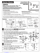 American Standard TROPIC 7038.400 Installation Instructions Manual