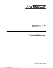 AMT Datasouth CodeWriter 5106 Technical Reference