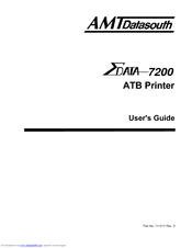 Amt Datasouth 7200 User Manual