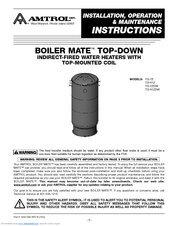 Amtrol BOILER MATE TD-41Z Installation, Operation & Maintenance Instructions Manual