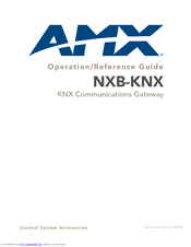AMX NetLinx NXB-KNX Operation/Reference Manual
