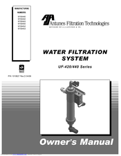 Antunes Filtration Technologies UF-420 Series Owner's Manual