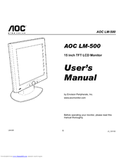 AOC LM-500 User Manual