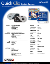 Argus Argus QuickClix QC-1620 Specification Sheet