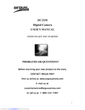 Argus DC2250 User Manual