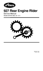 Ariens 927051 Service Manual