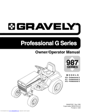 Gravely 070 Professional G, 071 Profes Owner's/Operator's Manual