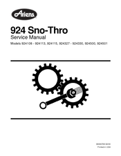 Ariens 924 SNO-THRO 924329 Service Manual