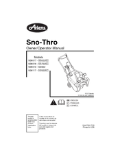Ariens Sno-Thro 938017-SS522EC Owner's/Operator's Manual