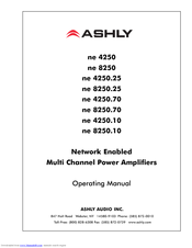 Ashly NE 4200.25 Operating Manual