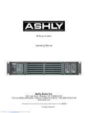 Ashly PE-3800 Operating Manual