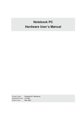 Asus A2T Hardware User Manual