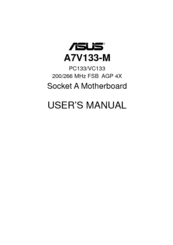 Asus A7V133-M User Manual