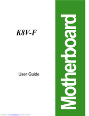 Asus K8V-F User Manual