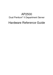 Asus AP2500 Hardware Reference Manual
