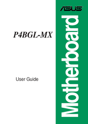 Asus P4BGL-MX 533 User Manual