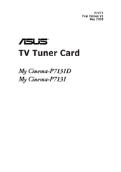 Asus My Cinema P7131D User Manual