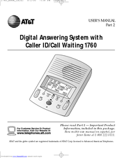 AT&T 1760 User Manual