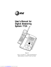 AT&T 7720 User Manual