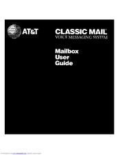 AT&T Classic Mail Voice Messaging System User Manual