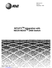 NEC NEAX 2400 Integration Manual
