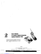 AT&T 7650 User Manual