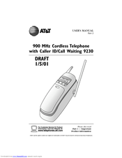 AT&T 9230 User Manual