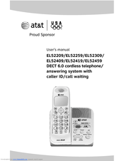 AT&T EL52309 - AT&T DECT 6.0 User Manual