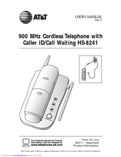 AT&T HS-8241 User Manual