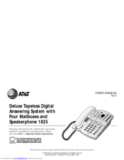 AT&T 1825 User Manual