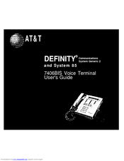 AT&T 7406BIS User Manual