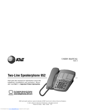 AT&T 952 User Manual