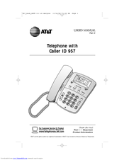 AT&T 957 User Manual