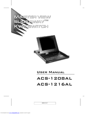 ATEN Master View Slideaway ACS-1208AL User Manual
