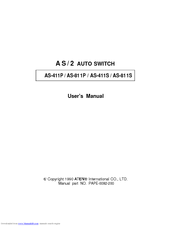 ATEN AS-811S User Manual