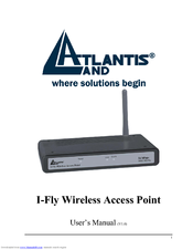Atlantis Land I-Fly i I-Fly Wireless Access Point User Manual