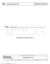 Atlas AA120M Owner's Manual
