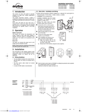 Aube Technologies TH115-AF Installation Instructions