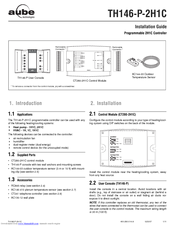 Aube Technologies TH146-P-2H1C Installation Manual