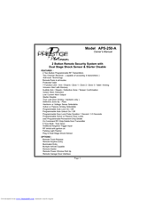 Audiovox 1285079 Owner's Manual