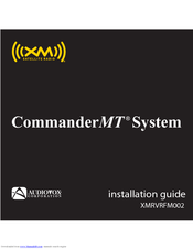 Audiovox CommanderMT XMRVRFM002 Installation Manual