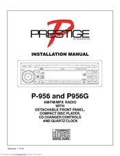 Audiovox Prestige P-956G Installation Manual
