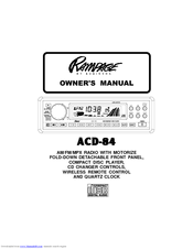 Audiovox 1286018 Owner's Manual